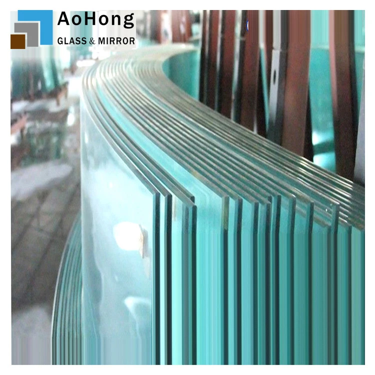 Curved Glass Office Partition